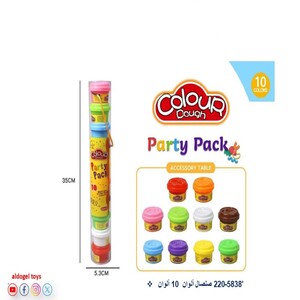 صلصال ألوان 10 ألوان