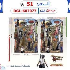 A Set of Rifles and Pistols with Small Balls