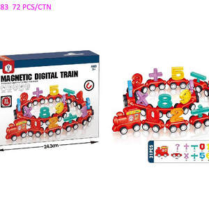 Magnetic Number Train in a Box