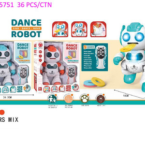 Remote control robot toy in a box