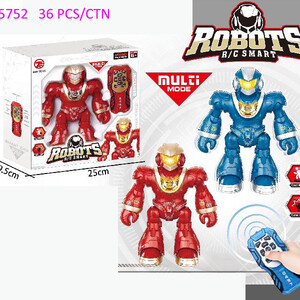 Remote control robot toy in a box