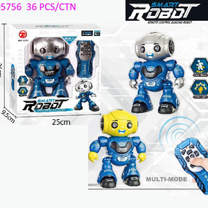 Remote control robot toy in a box