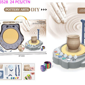 Fun Pottery-Making Toy with Colors & Battery for Kids