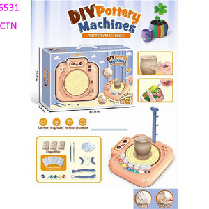 Pottery-Making Toy with Colors & Battery