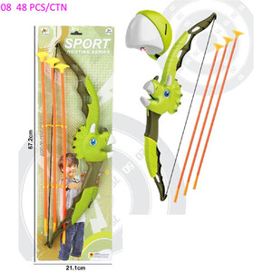 Archery game with arrows and reels