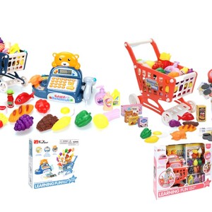 '35561P/35562P عربية تسوق مع كاشير