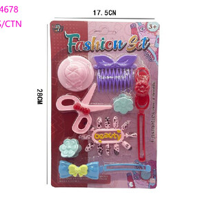 طقم Fashion Set إكسسوارات شعر وتجميل بناتي ملون