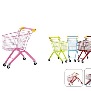 عربة سوبر ماركت حديد صغيرة "A3" من EVER BEST